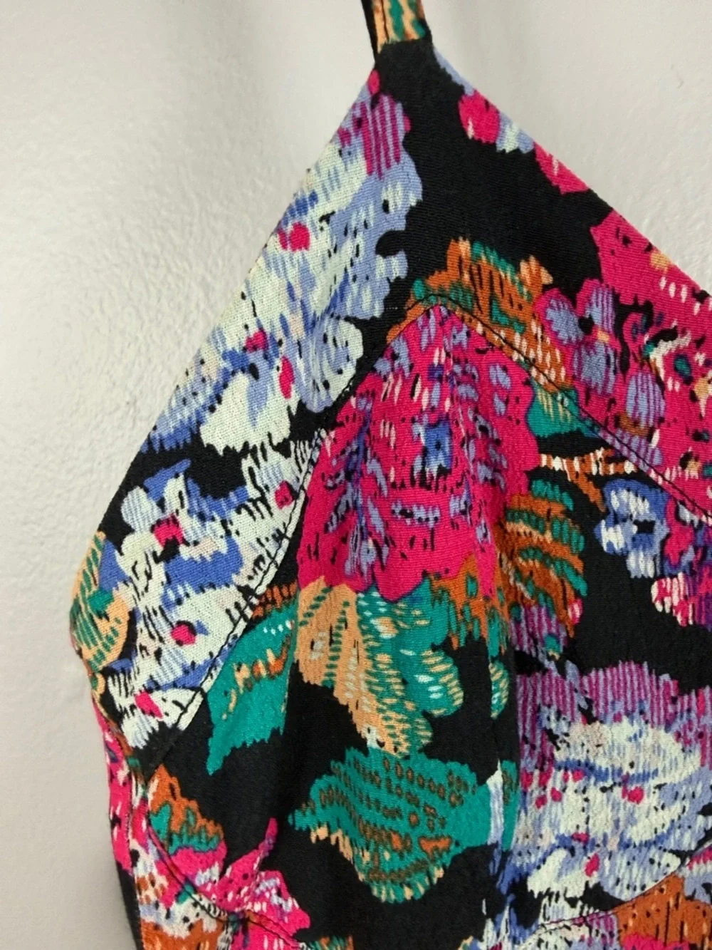 Rolla’s Eve Tapestry Dress Floral Midi Fit & Flare Spaghetti Strap XS - Picture 5 of 16